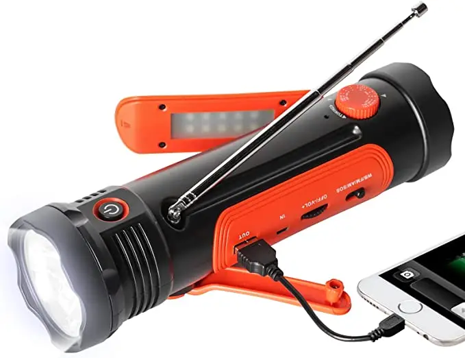 Solar Powered Radio Mobile Charge Emergency Lighting kits Portable Multi-Function Solar Indoor LED Lighting System