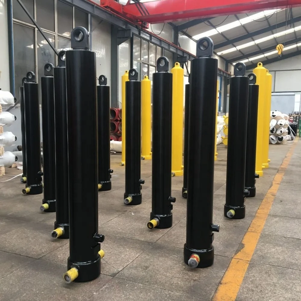 pushing double acting cylinder Parker type customized cylinders Hydraulic cylinders manufacturer for dump truck in shandong xingtian XINGTIAN hydraulics mining truck hydraulic cylinder