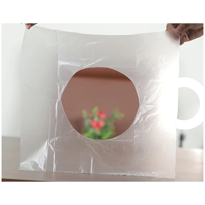 Transparent disposable hygienic plastic toilet seat covers disposable
