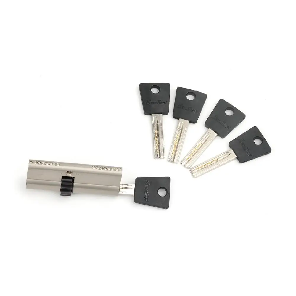 *High quality double open euro cylinder lock anti drill door lock cylinder