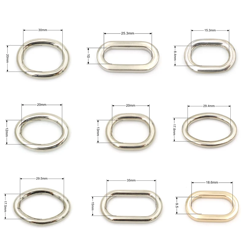 76mm Big Size Metal O Rings Zinc Alloy Clothing Swimwear Bags Accessories
