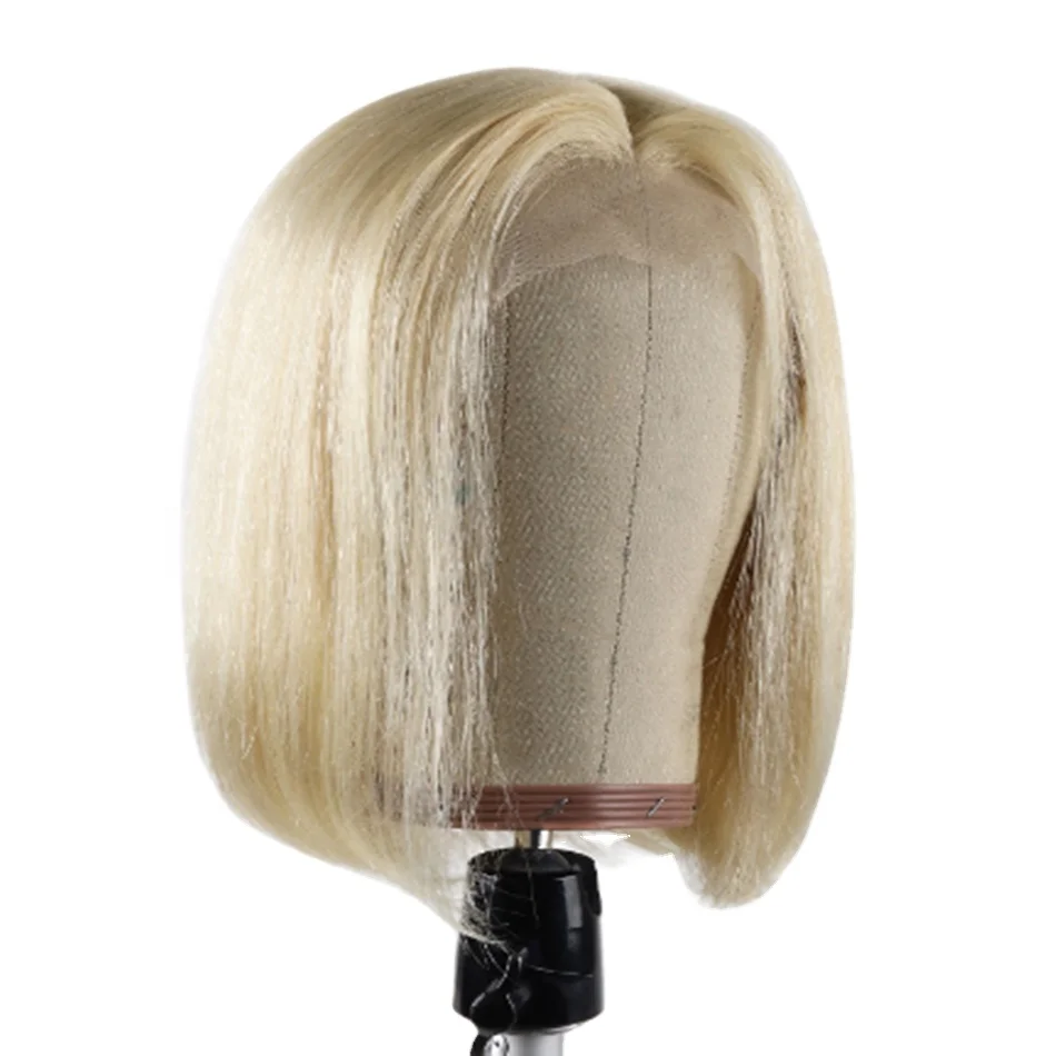 
Alisa Hot Sale 613 Color Brazilian Human Cuticle Aligned Hair Short Bob Human Hair Wigs for Black Women 