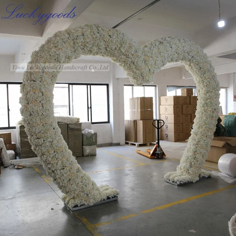 LFB1472 large personalized round wedding garland artificial plant stage decoration backdrop