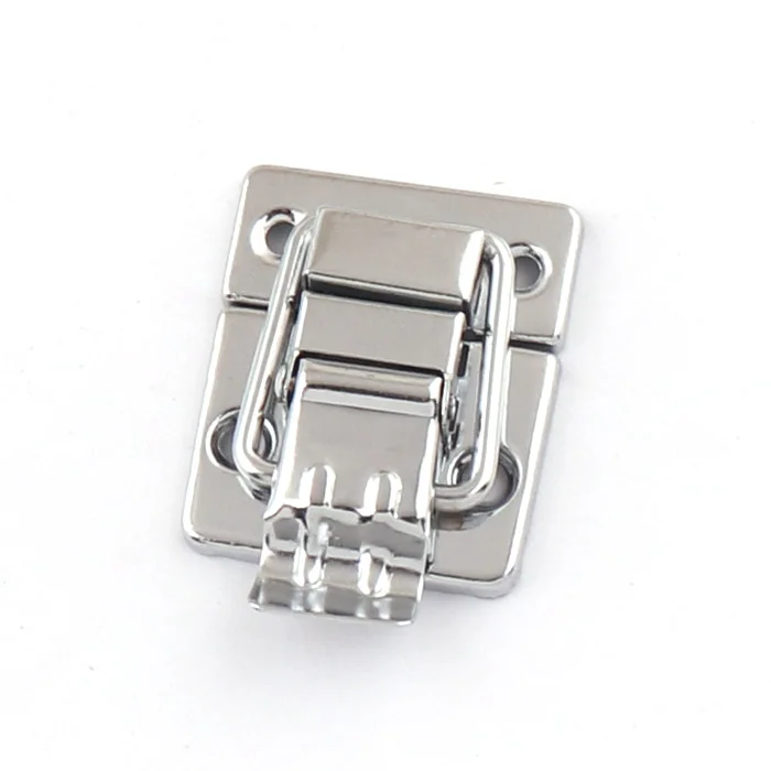 Silver/Gold Wooden Box Latches Small Box Catch Buckle for Display Gift Case Jewelry Tool Lock Metal Clasp for Wooden Box-43mm