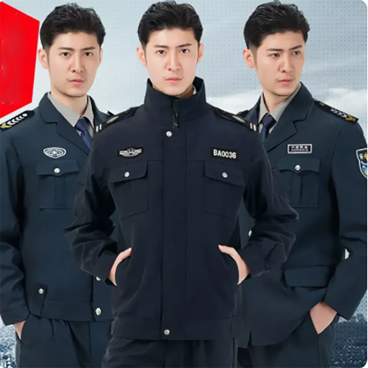 Custom Made Security Apparel Polyester Cotton Security Uniforms For Sale