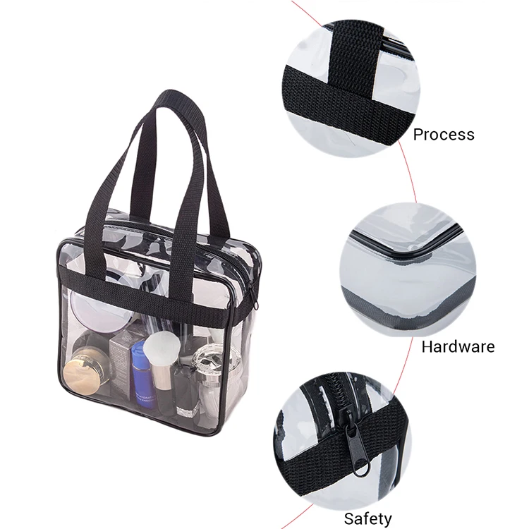 
Custom logo cheap wholesale waterproof beach clear pvc tote shopping bag 
