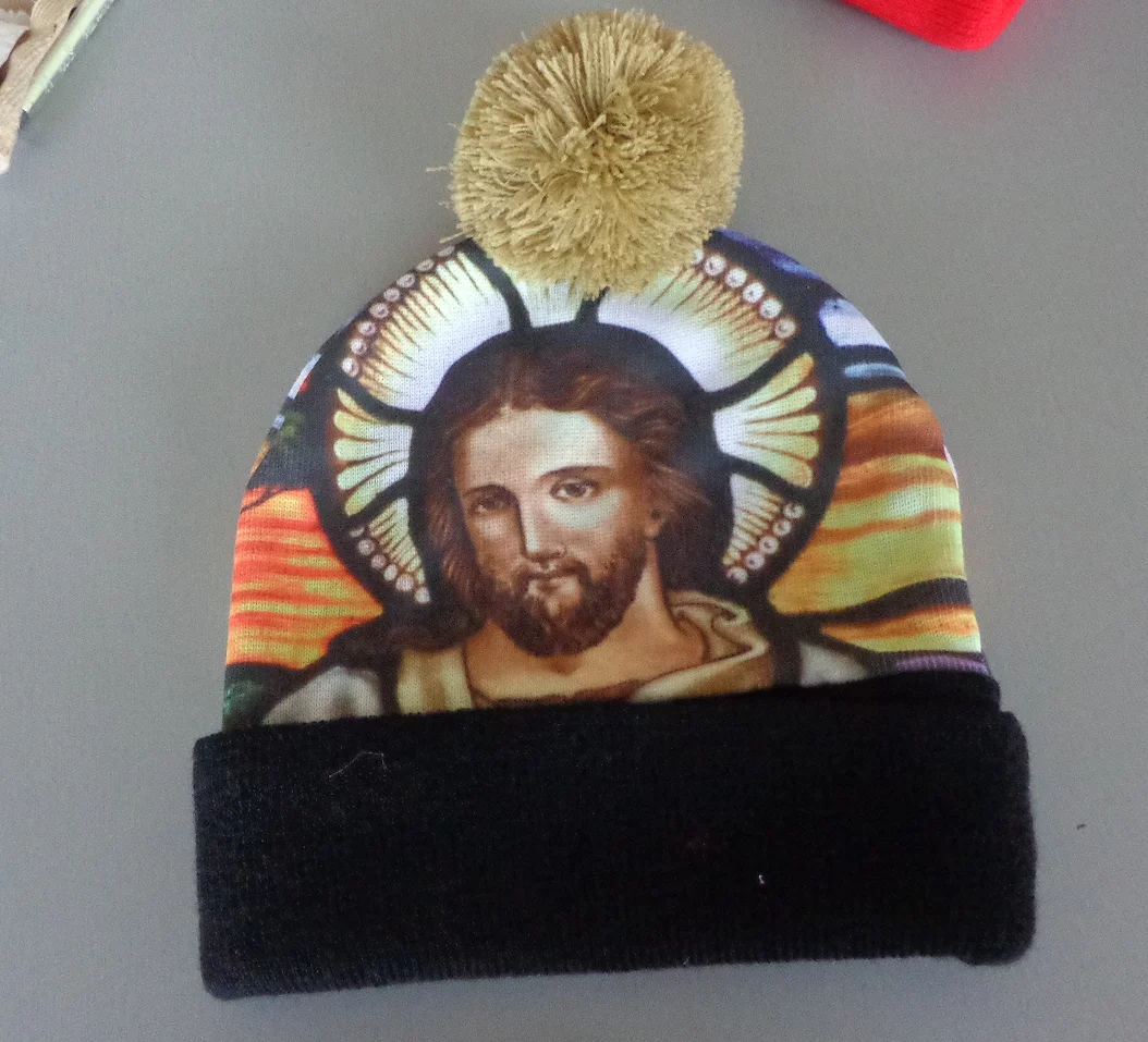 2020 New Fashion Winter Hats Unisex Custom Embroidered Knitted Tie Dye Beanie