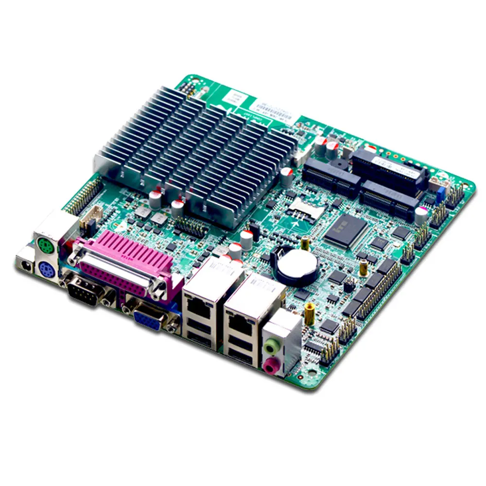 
 Partaker X86 J1800 процессор 2 ядра дуальный ethernet pos материнская плата мини itx безвентиляторный цифровых носителях рекламы материнская плата  