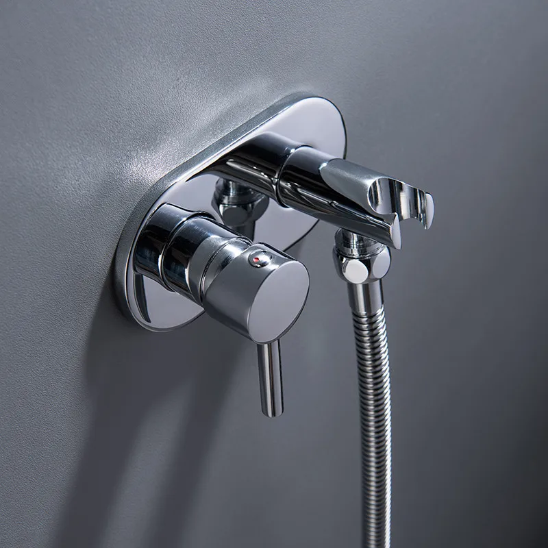 High Quality Handheld Brass Bidet Toilet Sprayer Kit Hot And Cold Mixer Bathroom Bidet Sprayer Set