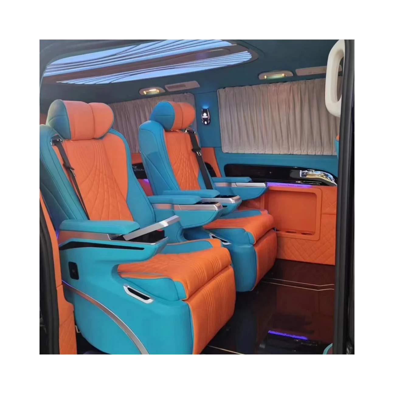 Hot Sale Car Accessories rear seat with Electrically adjustable headrest for Metris V Class w447 Sprinter  Alphard Hiace