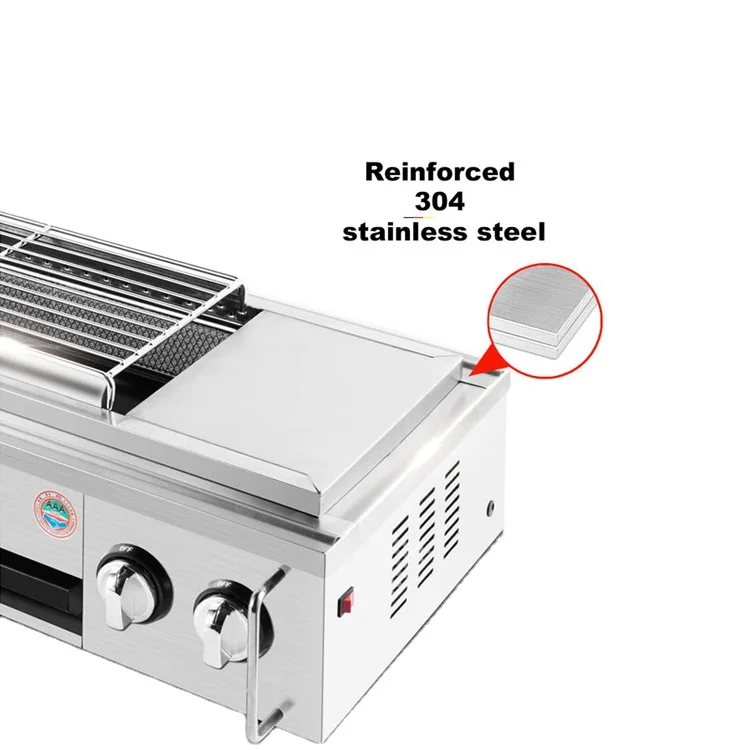 Бездымный Электрический гриль для барбекю 1 8 м с 4 переключателями газовая плита газовый