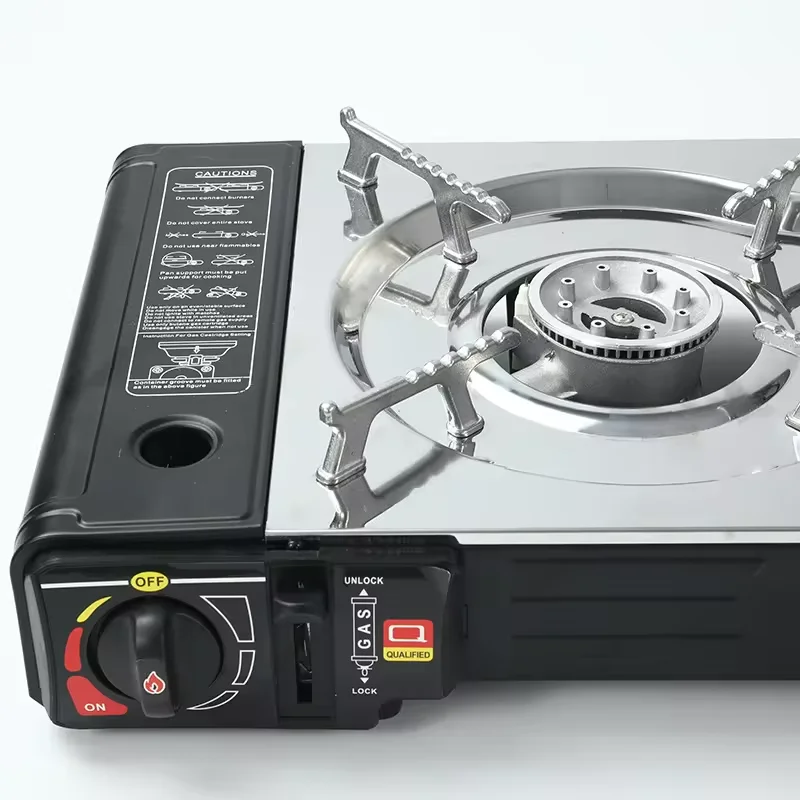 Hot Selling Steel Double Burner Camping Stove Outdoor Gas Stove 2 Burner Camping Butane Gas Cooker Stove