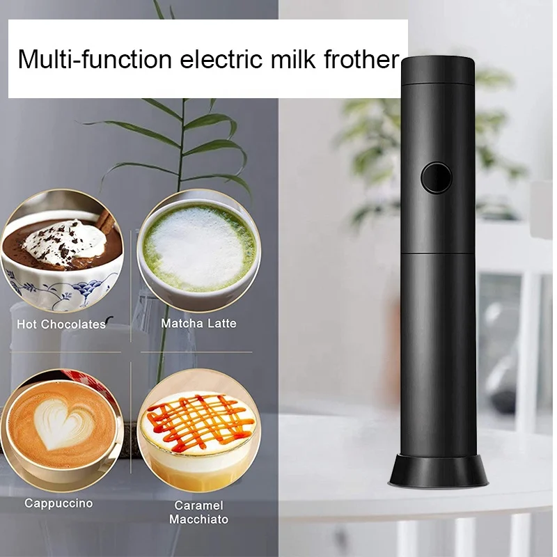 Amazon Hot Cappuccino Maker Personal Battery Mini Portable Handheld Electric Milk Frother