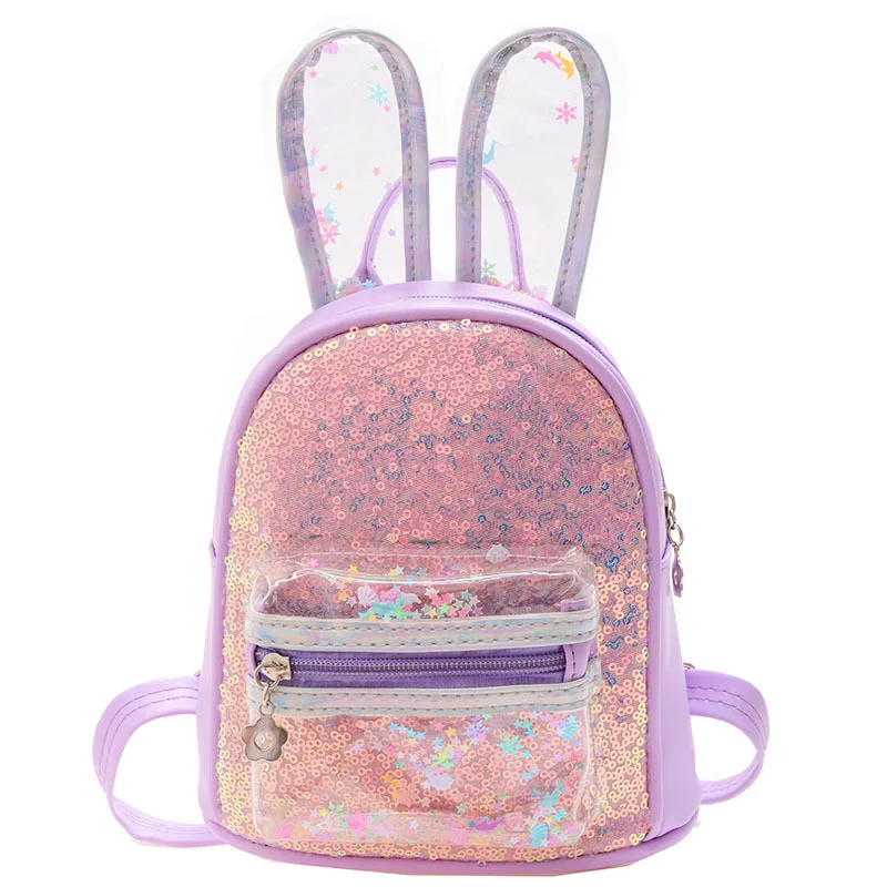 OEM Factory Twinkle Price Fashion Sequin Children  Fashion Trend Girl small Schoolbag Backpack