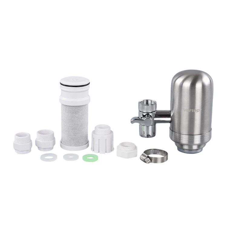 water sand rust residual chlorine bacteria impurities removal easy install Water Faucet Filter Tap Water Purifier for house