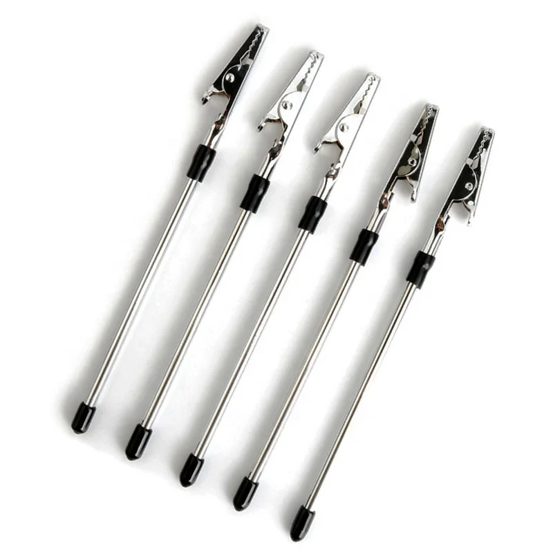 Long-Tailed Alligator Clamp Spring Clamps with Stainless Steel Wire Cable
