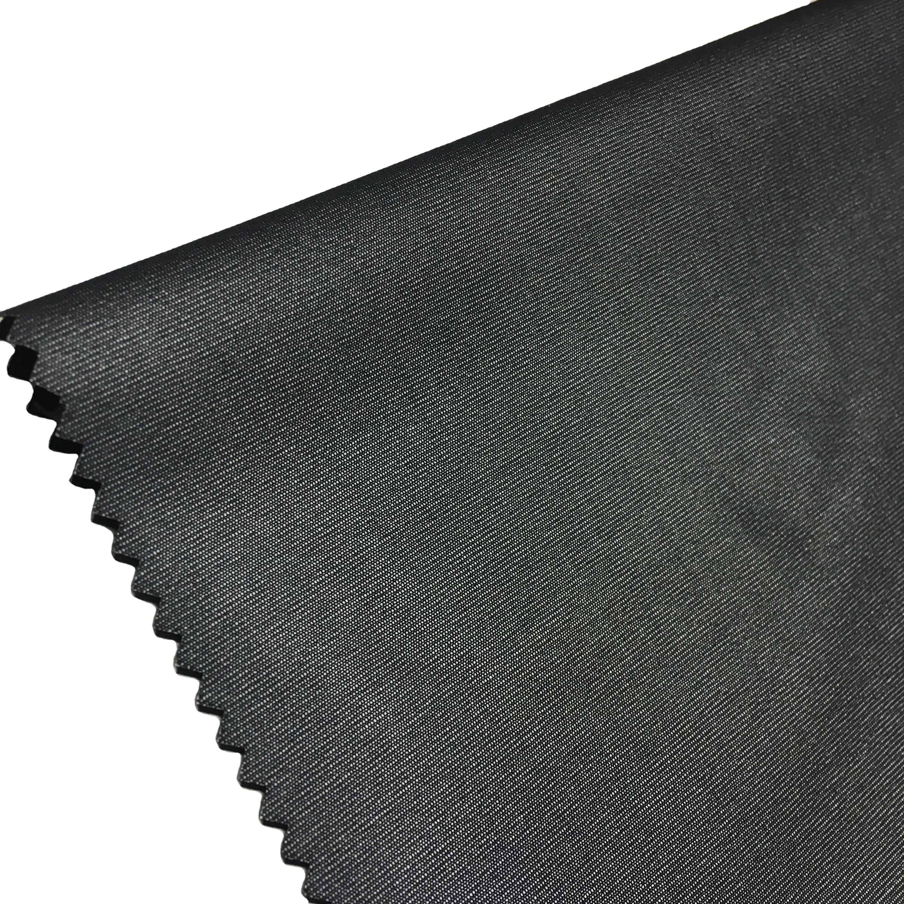 
China factory polyamide 30D lycra good elastic fabric black color bonded with knit jersey bond finish soft touch waterproof 