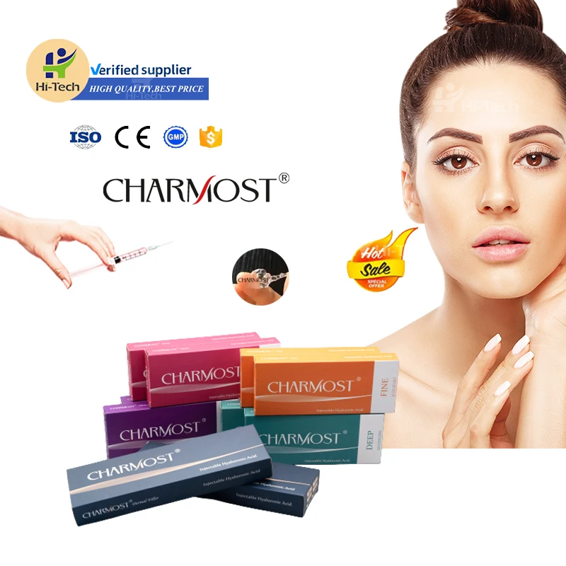 Hot selling 1ml cross linked anti aging hyaluronic acid injection for lip facial injections dermal filler gel