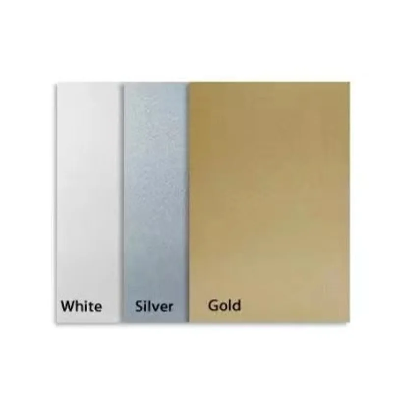 Yinsa AL001M Heat transfer 30*60cm photo printing aluminum sheet HD Metal sublimation Photo Panels Silver