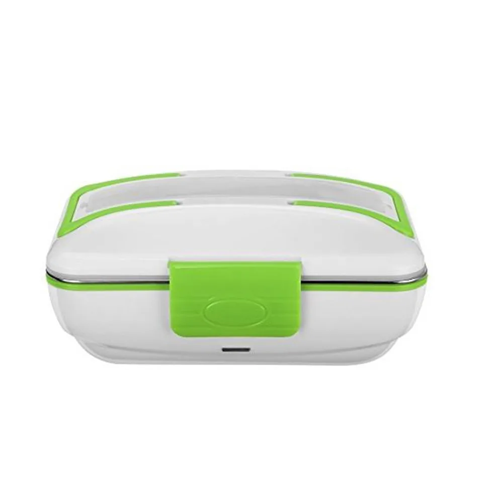 12V/24V 110V Electric Heated Lunch Box Bento Boxes 2 In 1 Car& Home Plug Portable School Office Auto Food Container Warmer