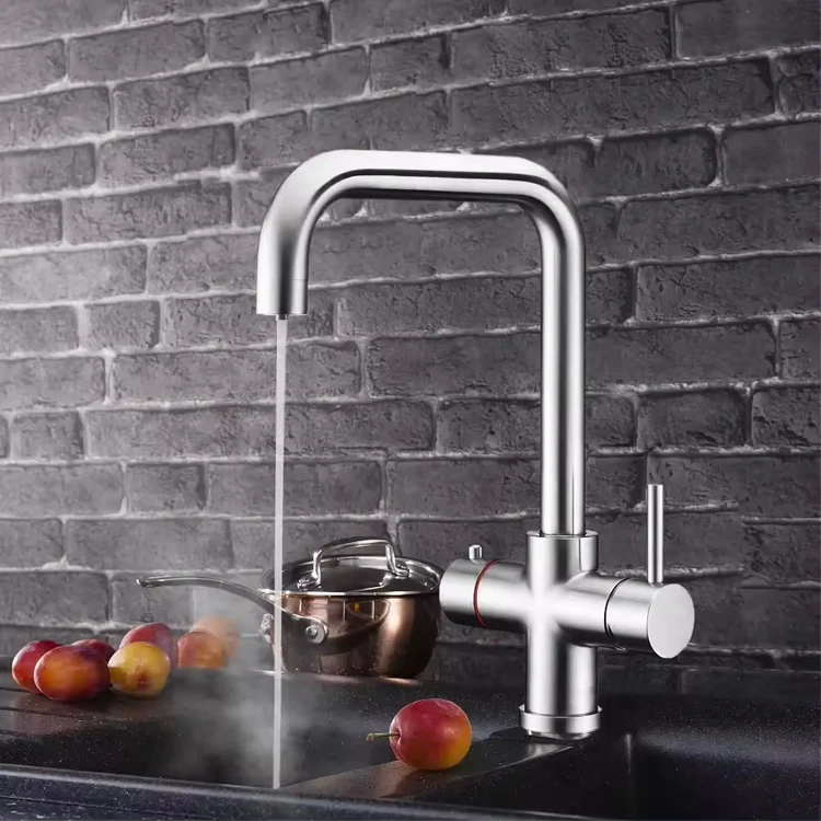 Iwater 2024 Modern Stainless Steel Brass Bronze Mixer Mixers Instant Boiling Hot Water Tap Taps And Faucets Kitchen Sink Faucet