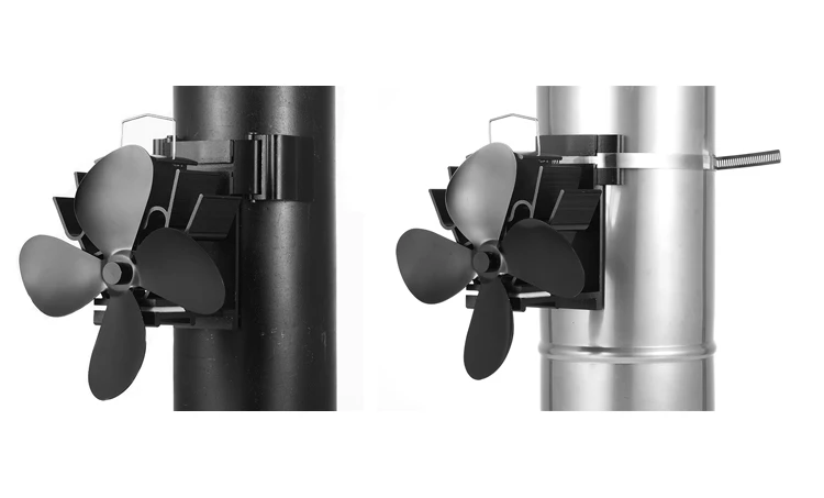 Liank Winter Heater Pellet Stove Chimney Flue Magnetic 4 Blades Ecofan Wood Fireplace Heat Powered Exhaust Stove Fan
