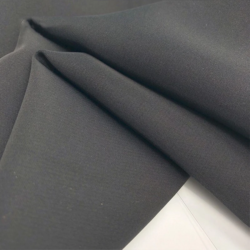 Nida Fabric/Jet Black Abaya Fabric