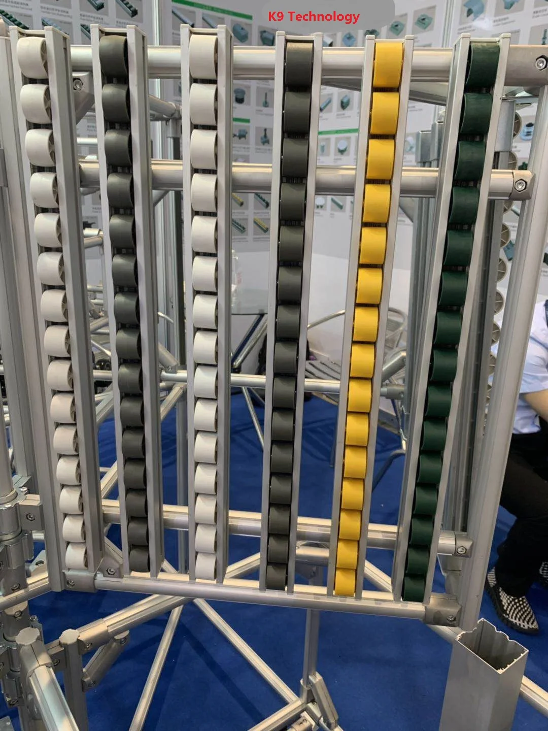 Free Samples Roller Track Connection Steel Roller Bracket Joint Roller Placon Connection 40mm For Conveyor System AL-2040C