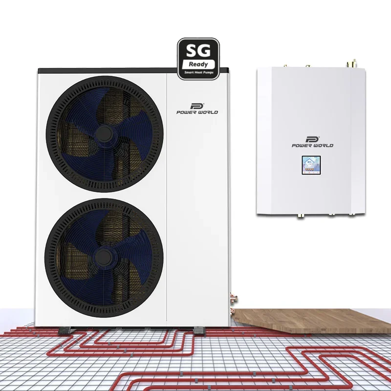 Wholesale R32 Low climate split type heat pump hvac heating cooling hot water heating pump station