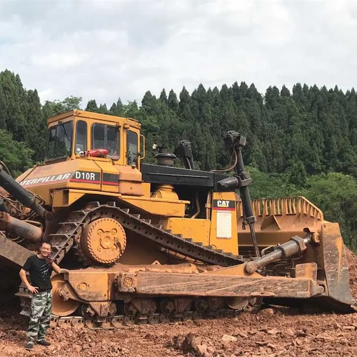  Б/у Caterpillar D10R бульдозер толкатель лезвие гусеничный трактор на строительной площадке оборудование мусора Очистка нажатия дозирования