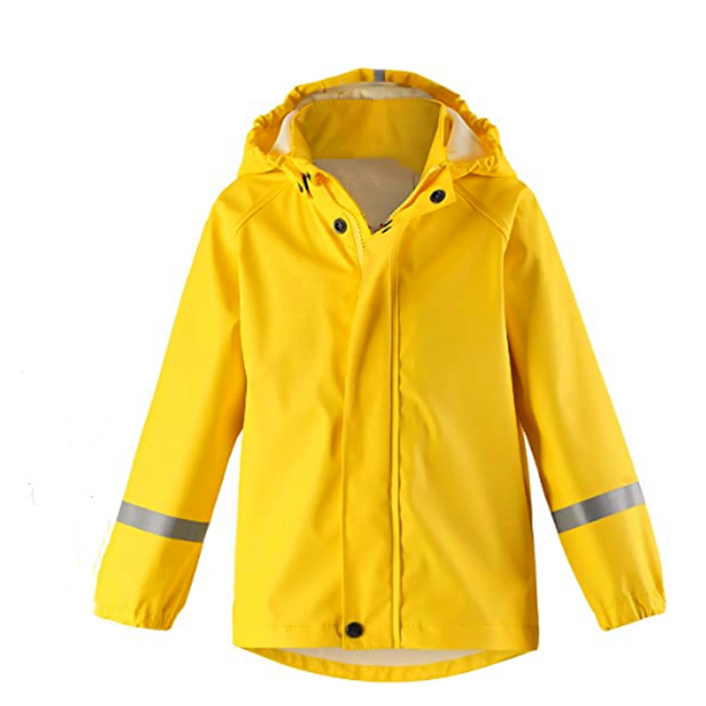 Kids raincoat rain jacket soft fleece rain coat girls outdoor waterproof for baby boys child clothing set