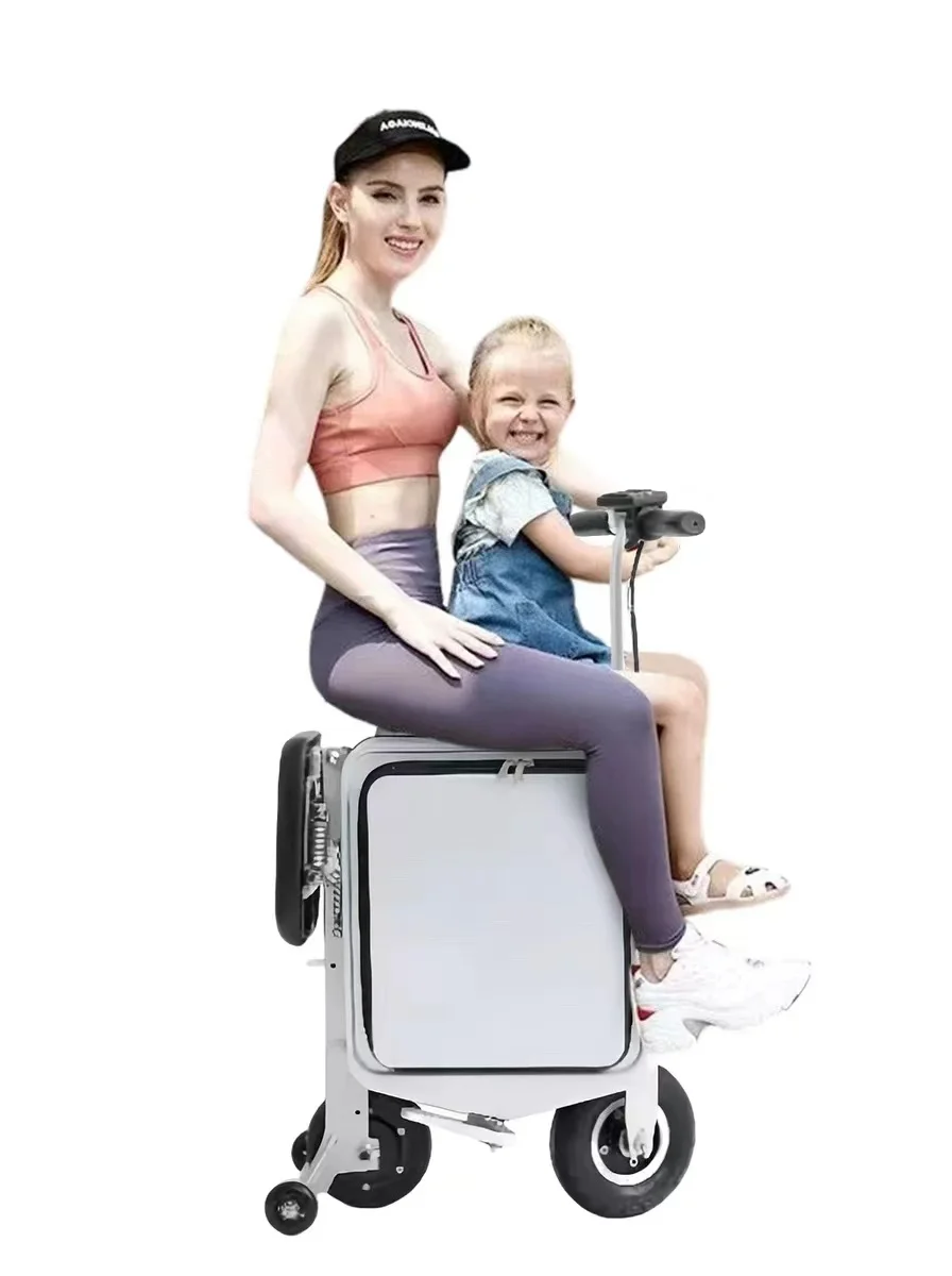 electricss afe luggage  multifunctional smart buine suitcase  travelling luggage with electricss motor