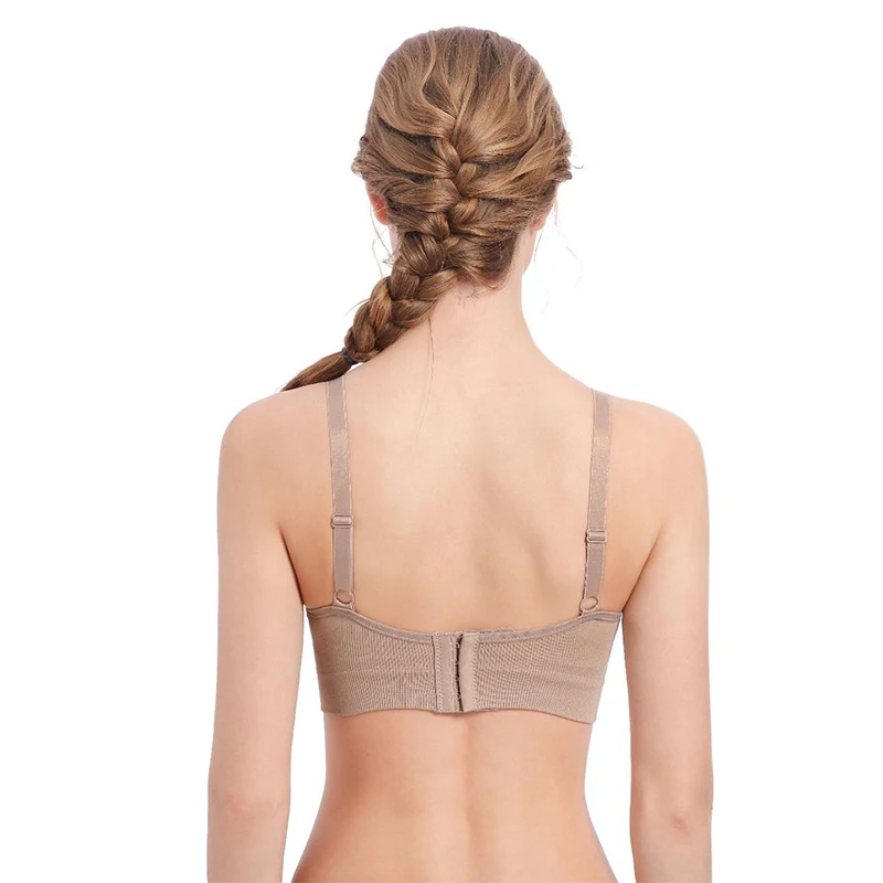 Бесшовные женские бюстгальтеры большого размера для кормящих матерей, поддерживающие грудью, сглаживающие полноразмерные Бюстгальтеры без косточек