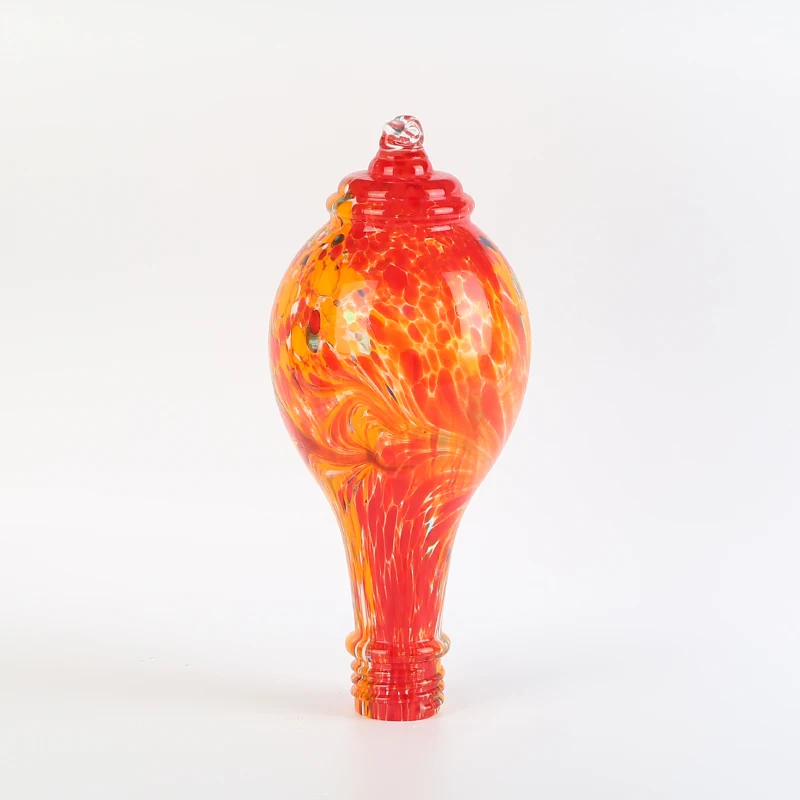 Factory Direct Sales Window LED Colorful Feeder Garden Stained Glass Bird Feeders