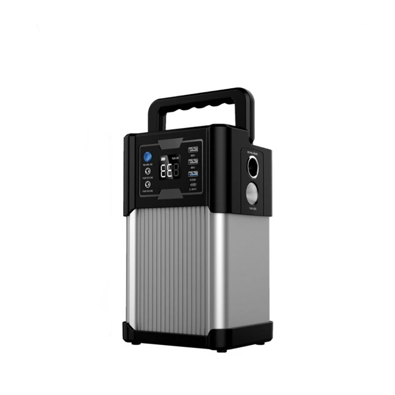 Home outdoor camping 220V110V portable power station solar panel generator 300W 82500mAh pure sine wave charging lithium battery