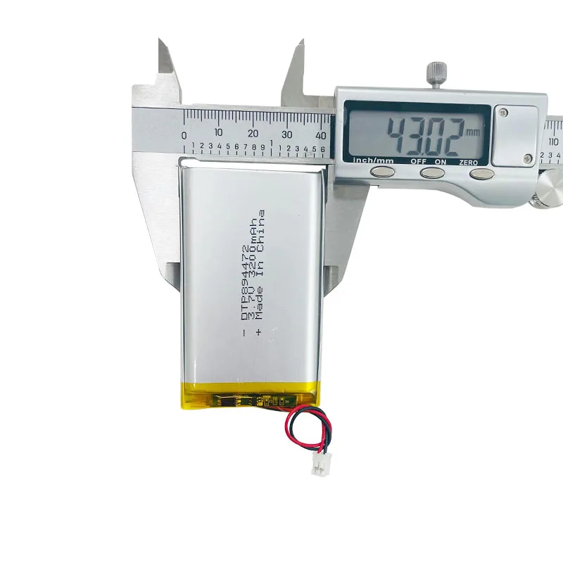 Factory supply DTP 894472 3.7v 3200mAh lithium polymer batteries rechargeable lipo battery with KC certificates