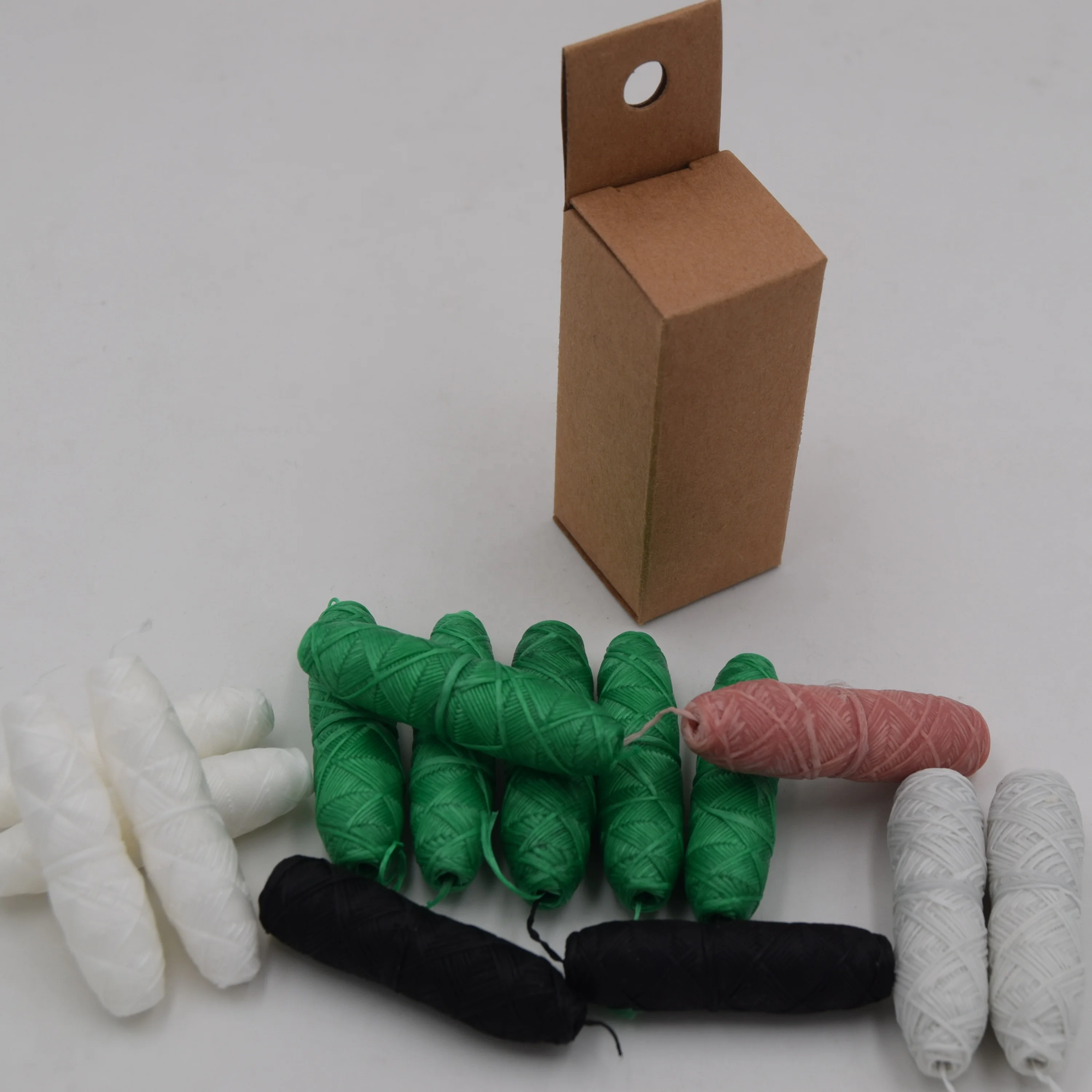 100% Bio-degradable Natural Core Fiber Dental Floss Spool Organic Silk Floss Oral without Waste glass bottle pack