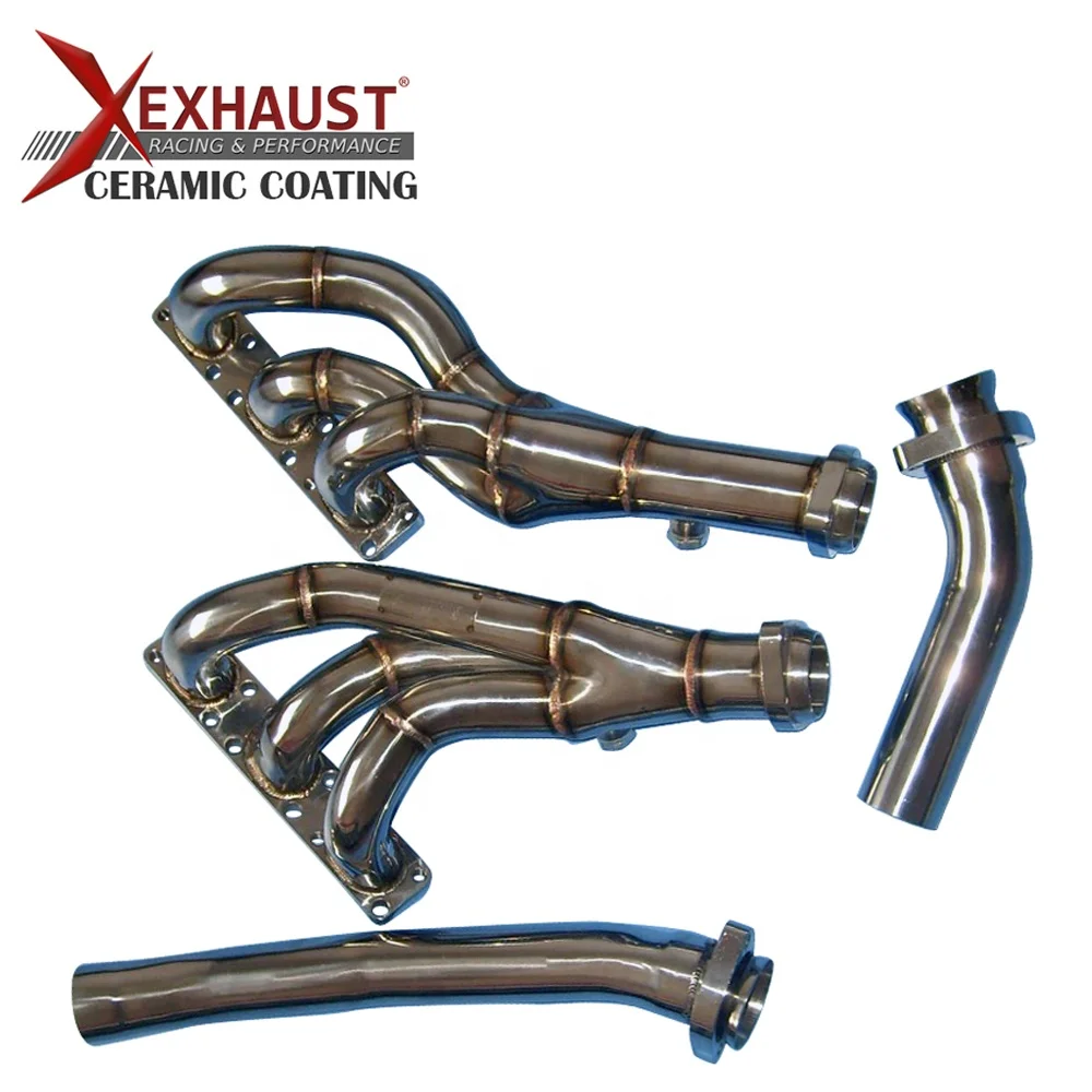 Ceramic coating stainless exhaust pipes exhaust manifold exhaust headers for bmw e46 323 323I 328I Z3 e39 528I 98-00