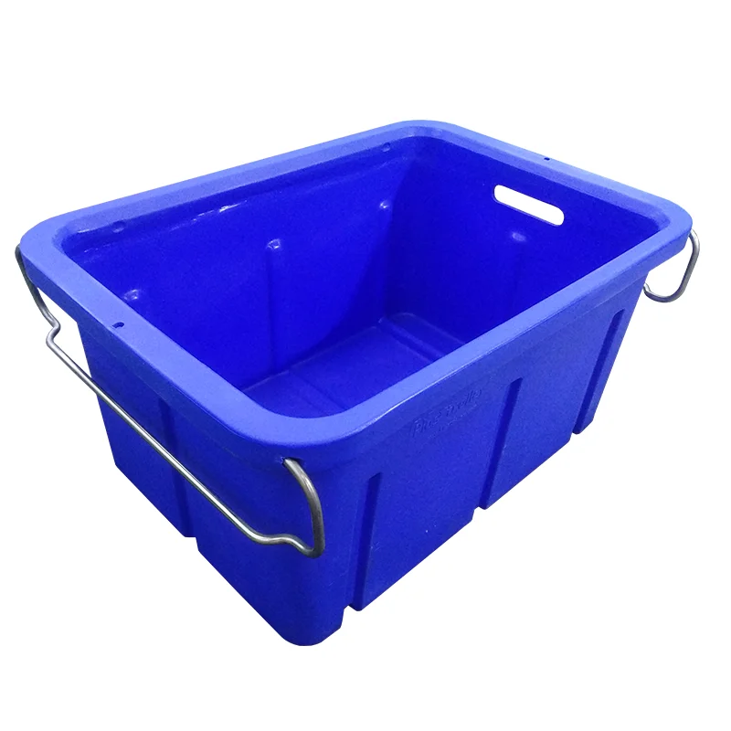 Durable Plastic HDPE Stackable Crate Tote Transport Crate
