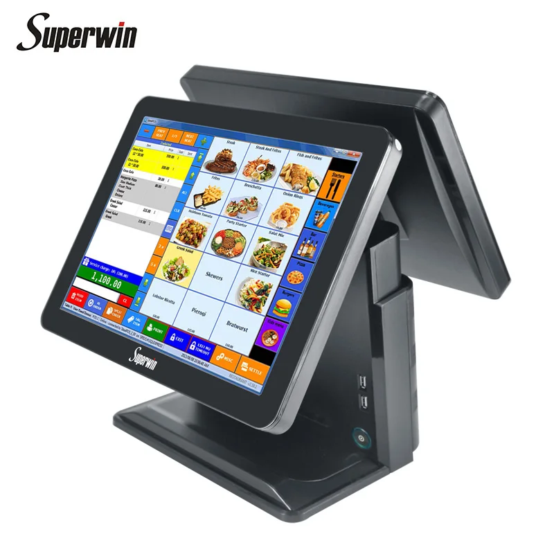 pos machine touch screen 15 windows pos terminal system windows dual screen veja pos terminal machine
