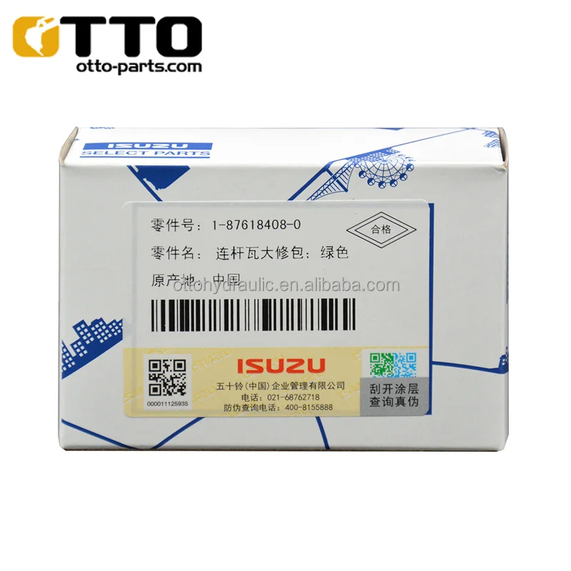 OTTO экскаватор запасные части 4HK1 6HK1 двигатель 1876184080 шатун подшипник капитальный ремонт комплект прокладок для ISUZU