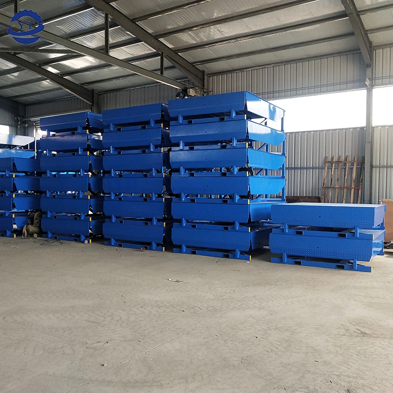 Adjustable fixed container electro load platform automatic fixed telescopic dock leveler