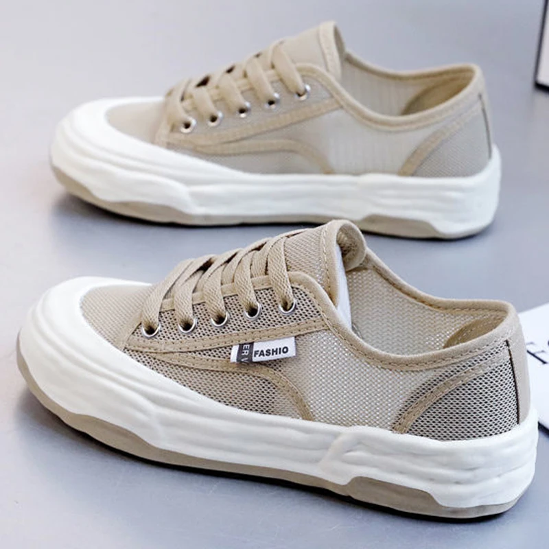 Canvas Leather Platforms Shoes Women Chunky Sneakers Fashion Shoes Women Shoes Wome