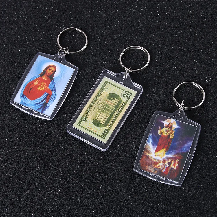fashion design any shape cheap acrylic keychain  for promotional gift
