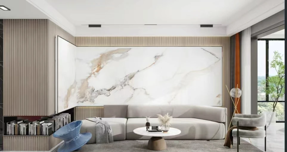 2.5 2.8 3 mm UV Marble PVC Wall Panel for  Kitchen Cabinet Interior Decoration waterproof  3D Print UV Marble Sheet Wall Board