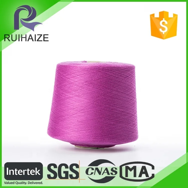 Textile Yarn Acrylic Dyed Mesh Yarn for Weaving