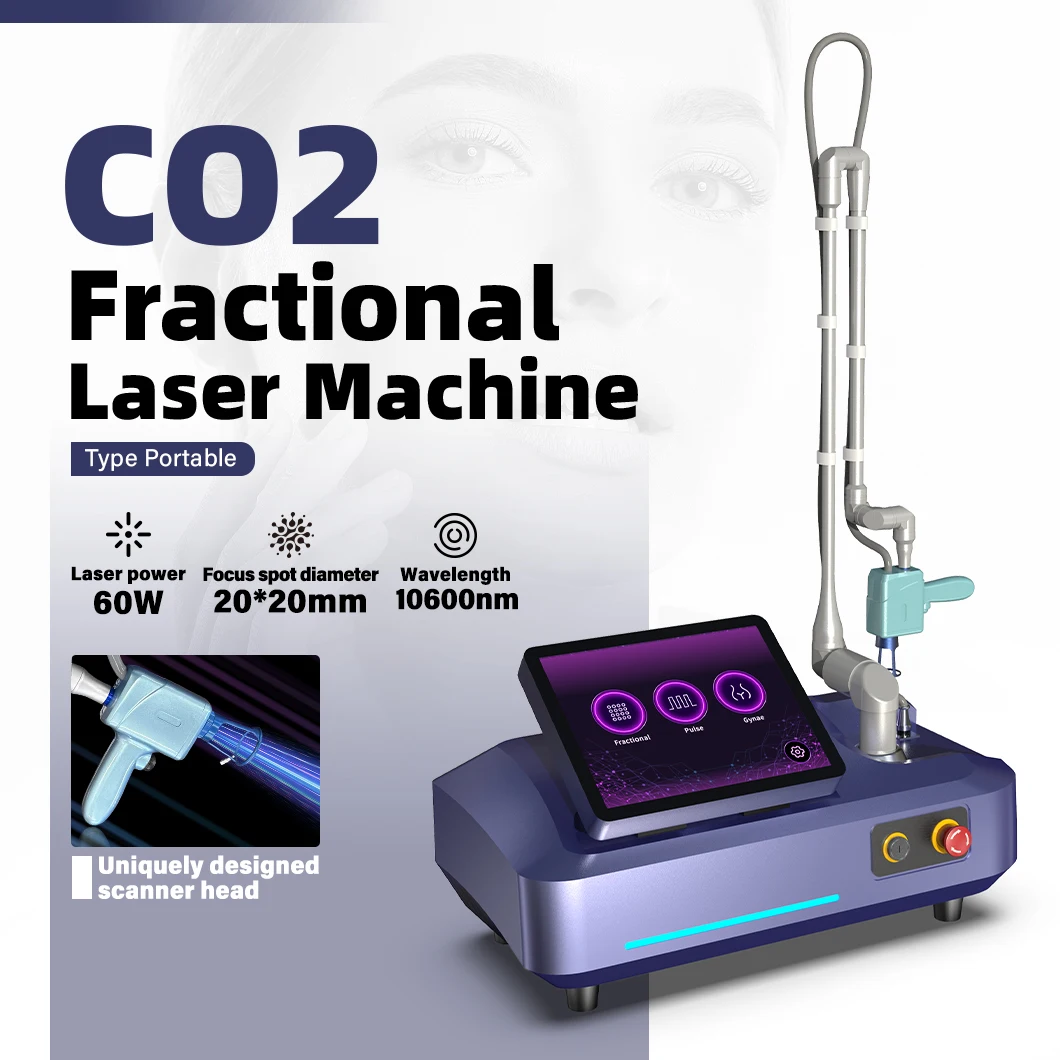 Perfectlaser OEM 60 Вт аппарат для омоложения кожи Co2 фракционная лазерная машина 10600 нм портативная медицинская