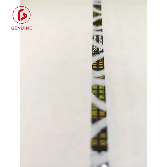 Genuine Security Paper with Window Thread Watermark Paper 75%Cotton 25%Linen Paper