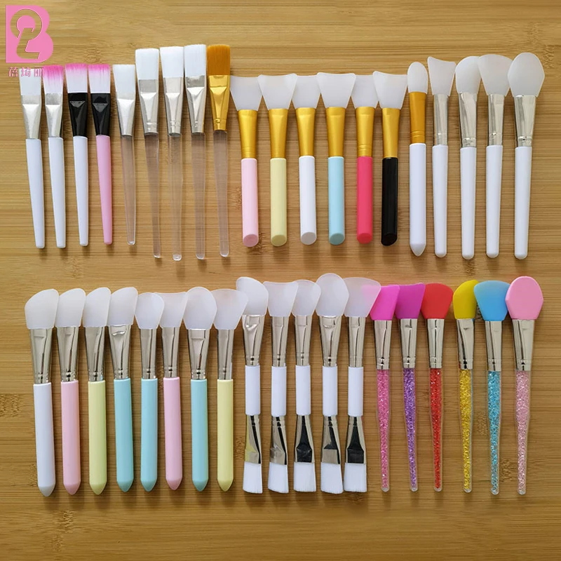 Beiqili Silicone Face Mask Brush,Mask Beauty Tool Soft Silicone Facial Mud Mask Applicator Brush Body Butter Applicator Tools