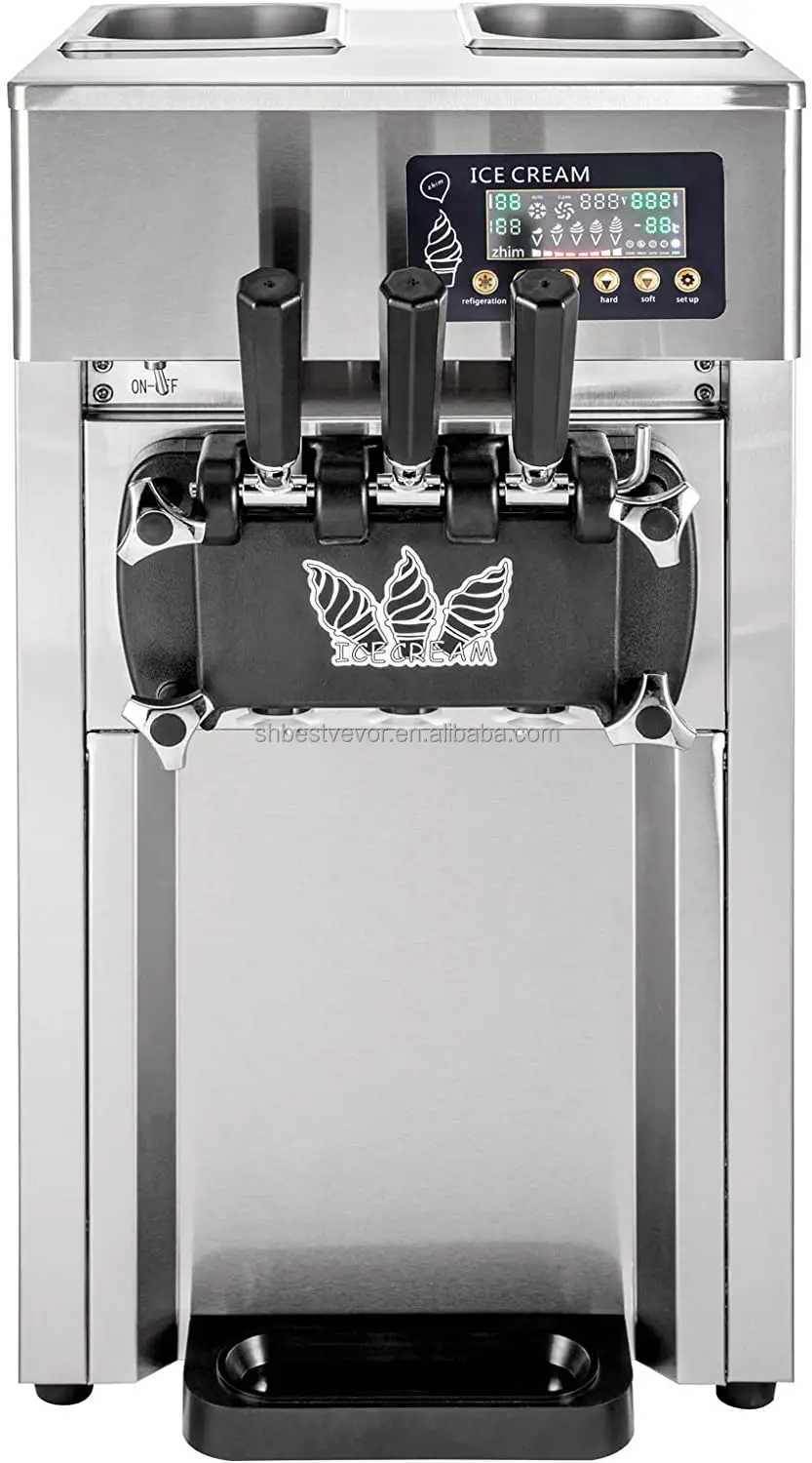 Wholesale 2+1 flavors in demand Soft ice cream machine ice cream machine price soft serve ice cream